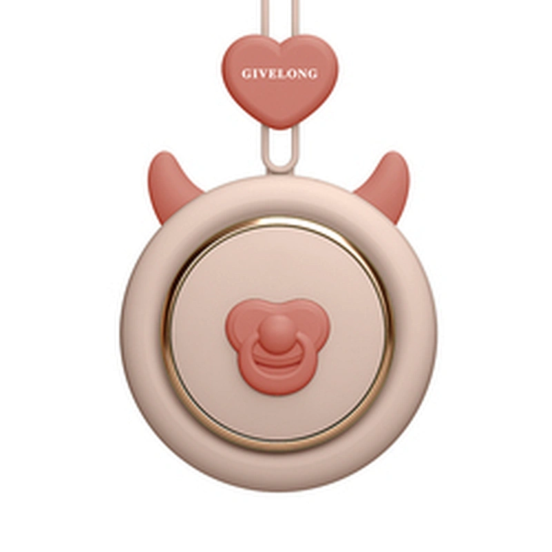 2023 Summer Portable Air Cooling Handy Cute Mini Rechargeable Bladeless Hanging Neck Fan with Battery