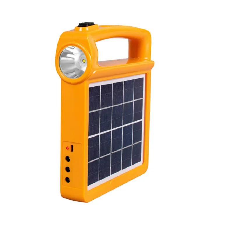 portable aolar panel emergency light kits flood light set multifunctional mini solar lighting system