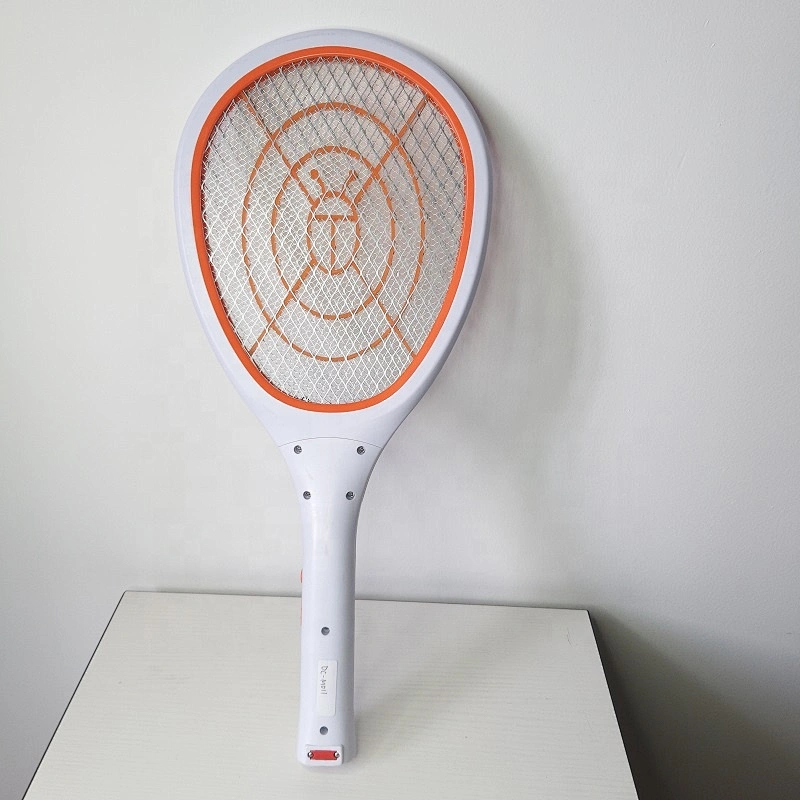 Custom multi-functional charging 2in1 household three-layer grid electric mosquito trap swatter racket with lamp to india africa