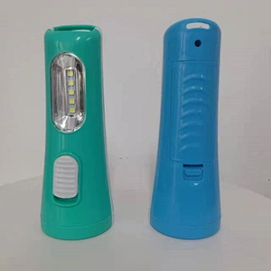 Cheap 1288 plastic mini  led flashlight torch Camping light with 3 aa dry battery powered