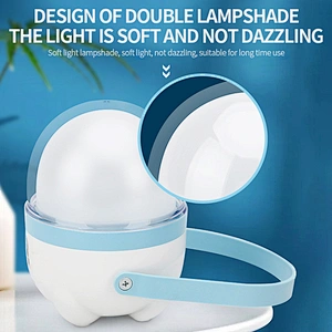 30 SMD Hanging Ultra Light Energy Saving LED Night Lamp 2400mAh Lithium Battery Rechargeable Portable Tent Camping Lantern