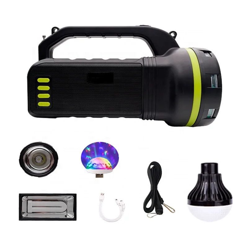 2021 solar portable wireless  small outdoor speaker with led rgb mushroom disco light mi  2 3 4 8 10 12 15 18 21 inch