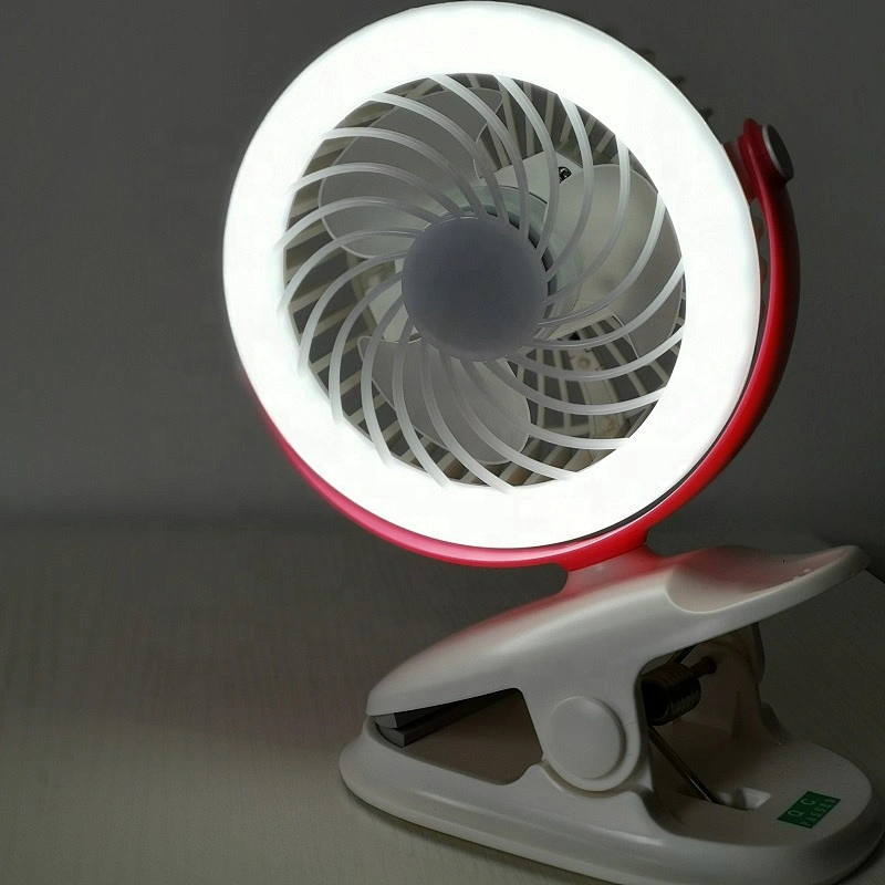 Powerful Portable Table Mini 4 Inch Clip On Fan Rechargeable 3 Blade ...