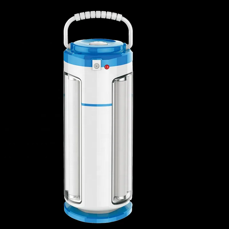 2022 portable  3 tubes tent light stand led emergency lamp charging powered rechargeable lanterns for outdoor camping