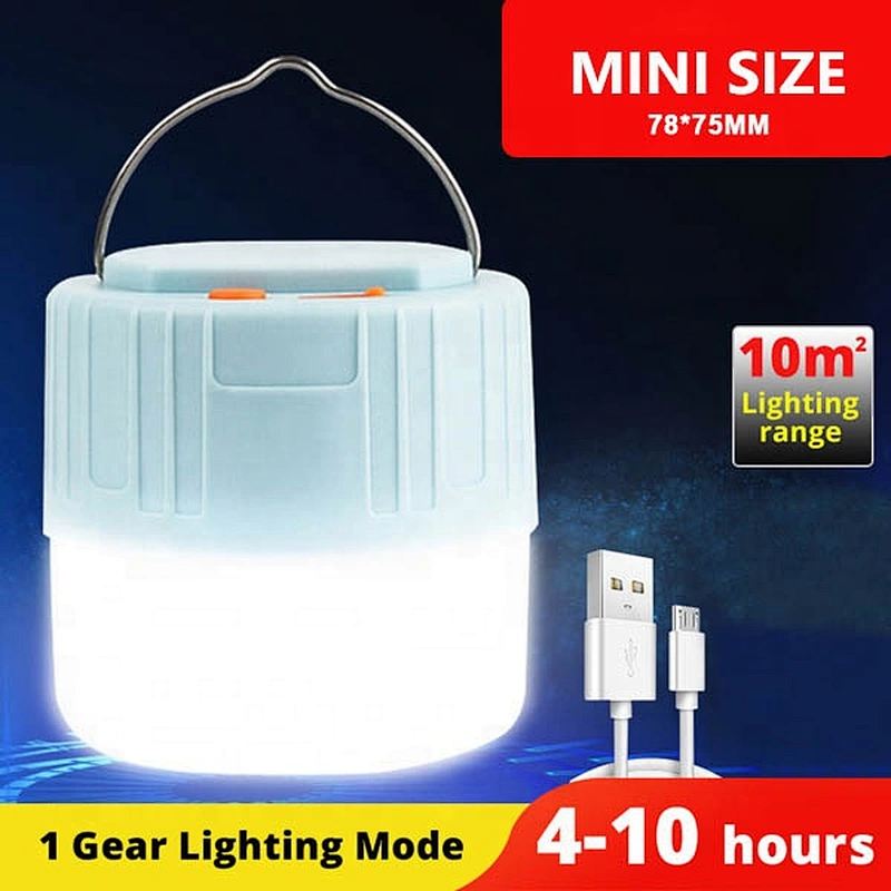 light camping Solar LED Camping Light USB Rechargeable Bulb Outdoor Tent Lamp BBQ Hiking Portable Solar Emergency Camping Lights