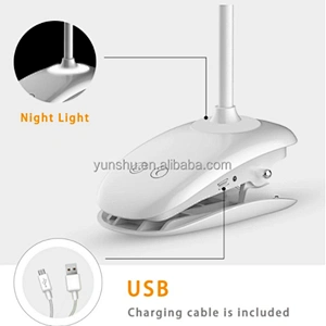 USB eye-caring eye care Eyecare Rechargeable LED Touch 3 Modes Clip Desk Lamp Eye Protection Table Lamp