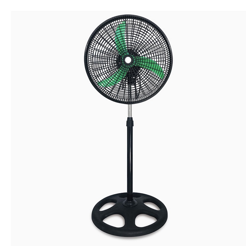 18 inch 50w 220v powerful High Power Motor Plastic Grill 3 5 7 Blade Industrial Electric Floor Stand Fan