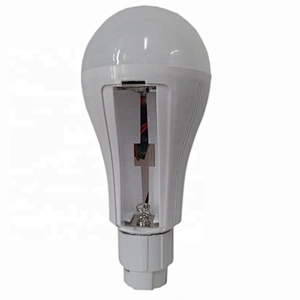 Cheap 2835 SMD rechargeable waterproof 12 volt 9 watts B22 E27 plastic wireless led t bulb with strap hook in shenzhen china