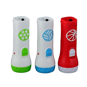 Custom rechargeable led mini flashlight usb electric high powered plastic emergency lep flash light three color torchlight