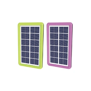 Portable small home solar panels for the mobile phone fan