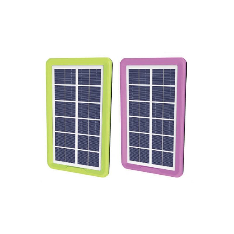 Portable small home solar panels for the mobile phone fan