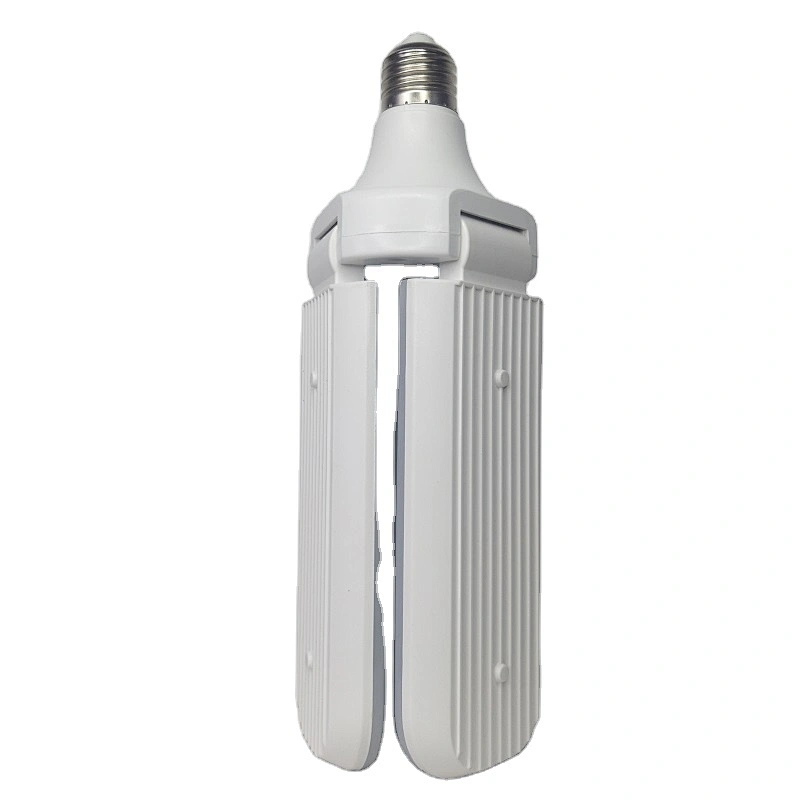 New Design 45W 60W Deformanle Led Fan Bulb E27 Adjustable light Foldable Fan Blade Led Light 360 Degree Energy Saving Led Bulb