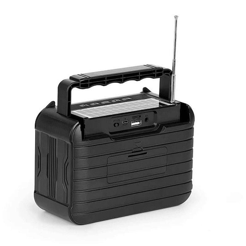 2022 custom portable waterproof blue tooth sound wireless smart speaker powered with solar  led lamp 3 4 8 10 12 15 18 21 inch