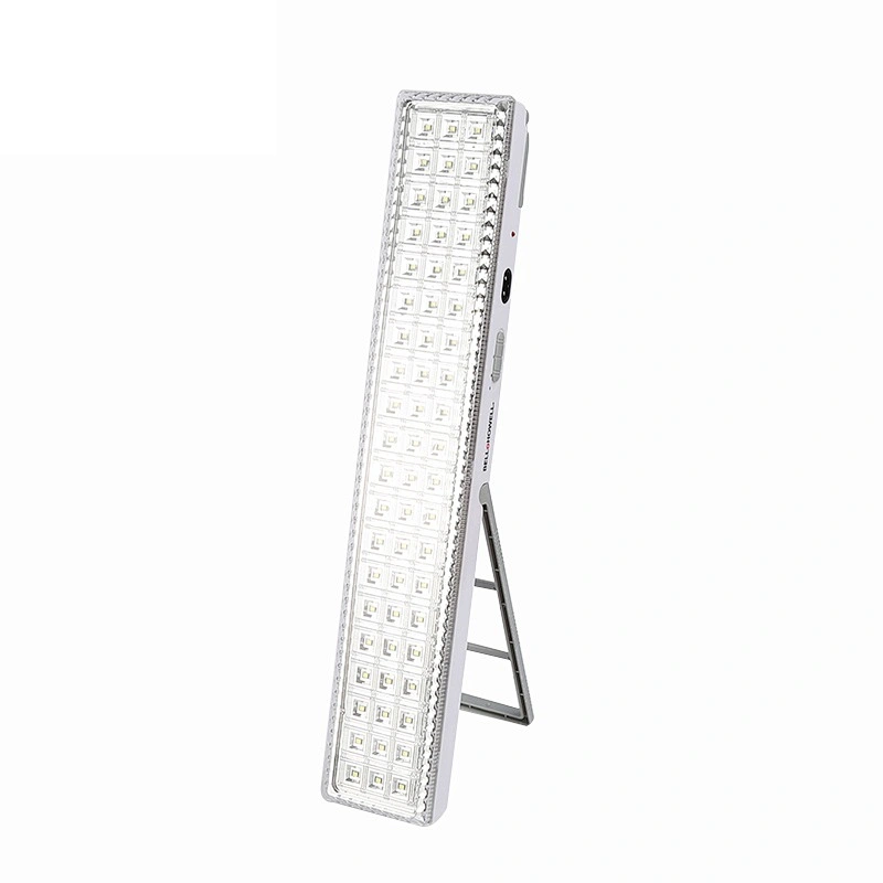 portable rechargeable lights lead-acid battery 2400mAh powerful 60 led emergency lighting lample