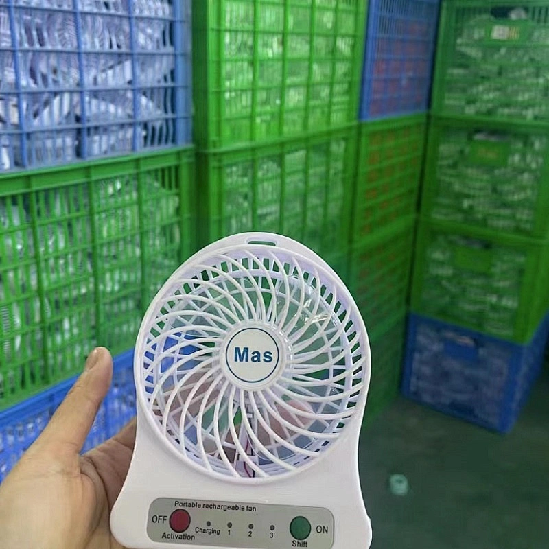 Summer office rechargeable electronics battery charging portable usb mini desk fan with battery Portable