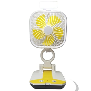 Custom folding fan camping led light desk and table fan 220v usb plastic rechargeable fans 4 8 12 inch 16inch