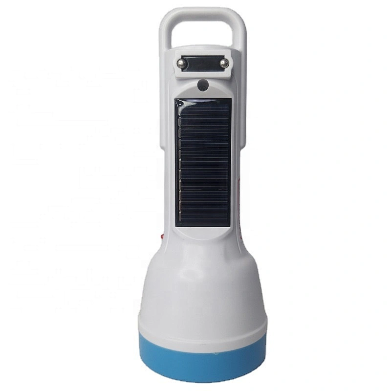 New solar energy usb rechargeable led flash light portable high power the flashlight plastic energy-saving lep torces for sale
