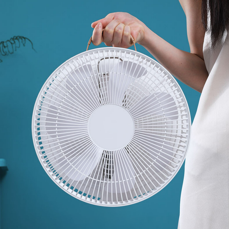 Portable rechargeable table fan USB Handheld 12v dc stand folding pedestal fan Foldable battery operated Camping cooling fan