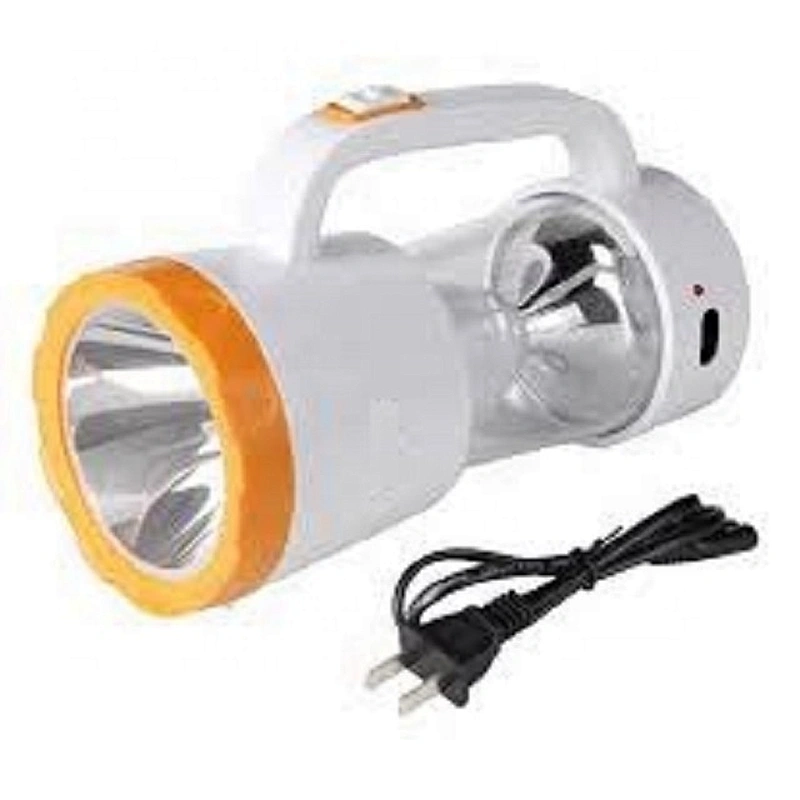 Rechargeable Handheld Emergency Lights with Built-in Solar Panel White Light