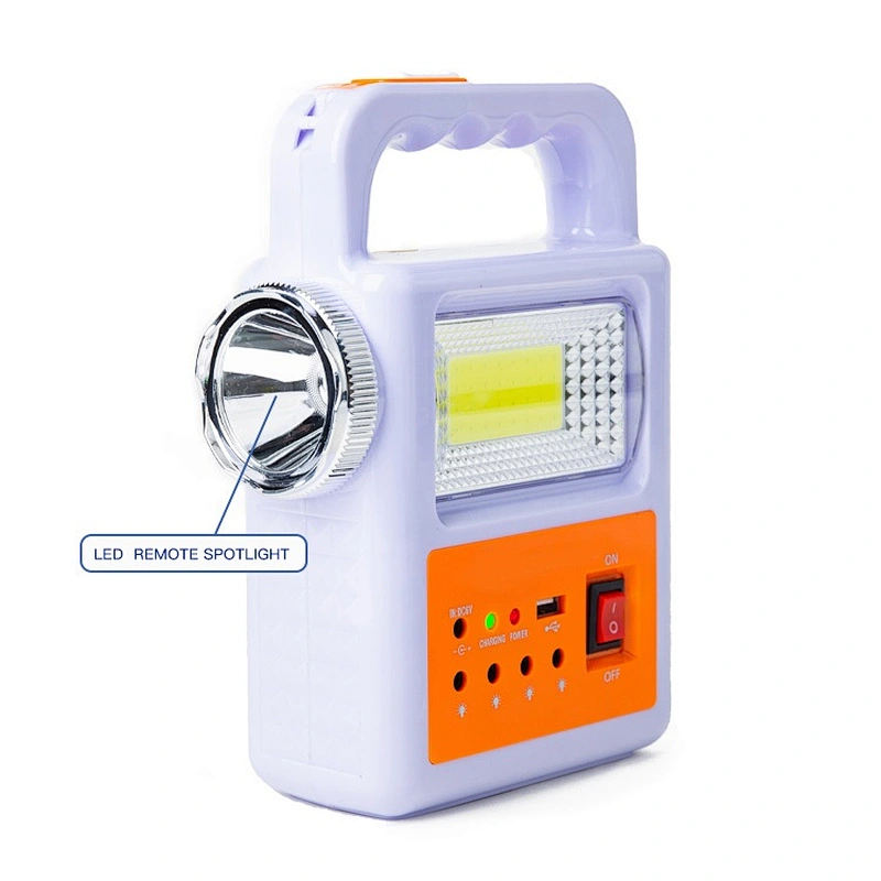 Rechargeable Emergency Light IP65 Waterproof DC5V 6V Solar Energy Portable Outdoor Solar Lighting Kit With Bulb