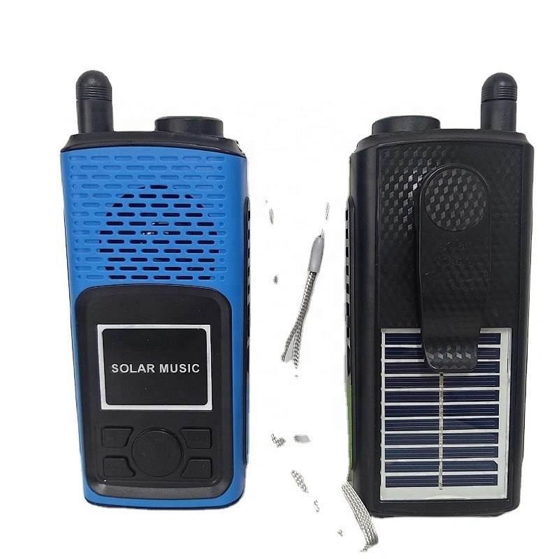 USB charger wireless mini walkie talkie digital radio portable speaker with led light