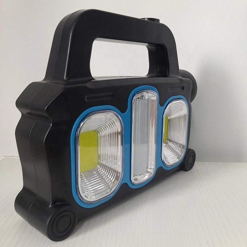 portable cob searchlight USB charging solar charging camping light led rechargeable work lamp