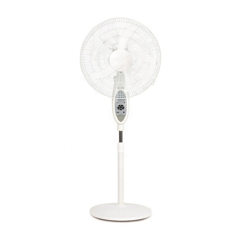 Portable rechargeable battery dc motor 220v stand heavy base remote control floor padestal fast fans for home use 18 inch