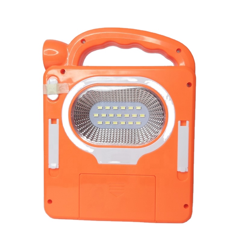 portable cheap plastic rechargeable led solar flashlight torch light led Camping Lantern with 3W bulb