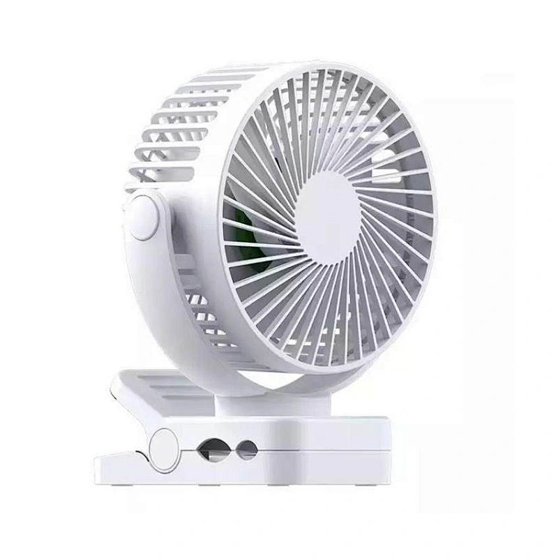 Nwe 5000mAh Rechargeable Portable Table Fan Mini Desk Clip Fan For Baby Stroller Car Outdoor Travel Camping Tent
