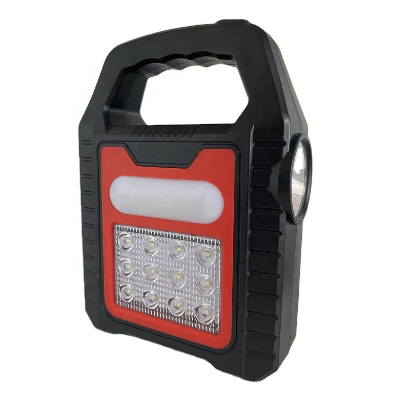 3 IN 1 Solar USB Rechargeable Brightest COB LED Camping Lantern Waterproof Emergency Flashlight LED Work Light