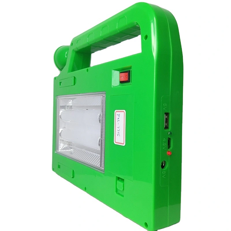 Multi-functional solar rechargeable emergency light outdoor portable LED camping light with flashlight