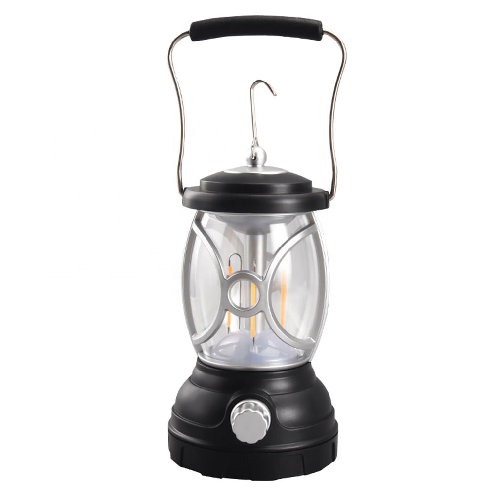 Portable Rechargeable Switch Tent Lamp Waterproof Battery Operated Outdoor LED Camping Lantern for Emergency Camping Lighting