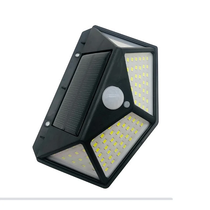 100 LED Solar Light IPR Motion Sensor Wall Light Outdoor Lighting Waterproof Garden Solar Lamp Yard Security Lamp