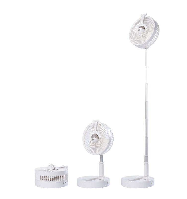 Portable Folding Humidifier Fan 10000mah Rechargeable Quiet USB Mini Speaker Fan