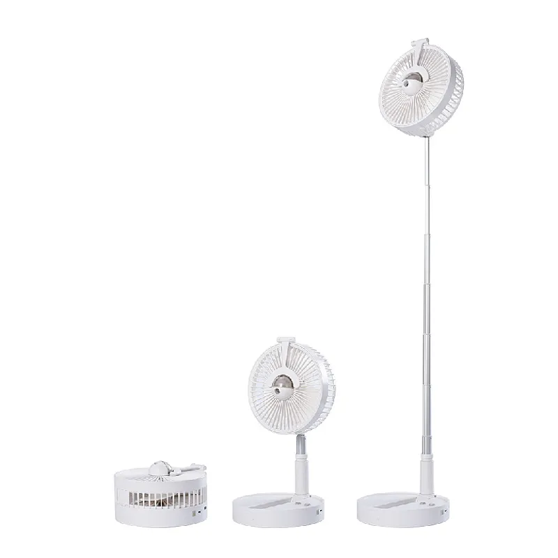 Portable Folding Humidifier Fan 10000mah Rechargeable Quiet USB Mini Speaker Fan