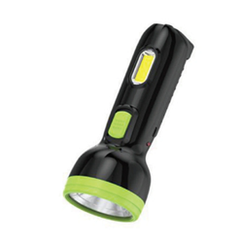 Solar Rechargeable 1000 Lumens USB Charging 500mAh Battery Hand LED Flashlight