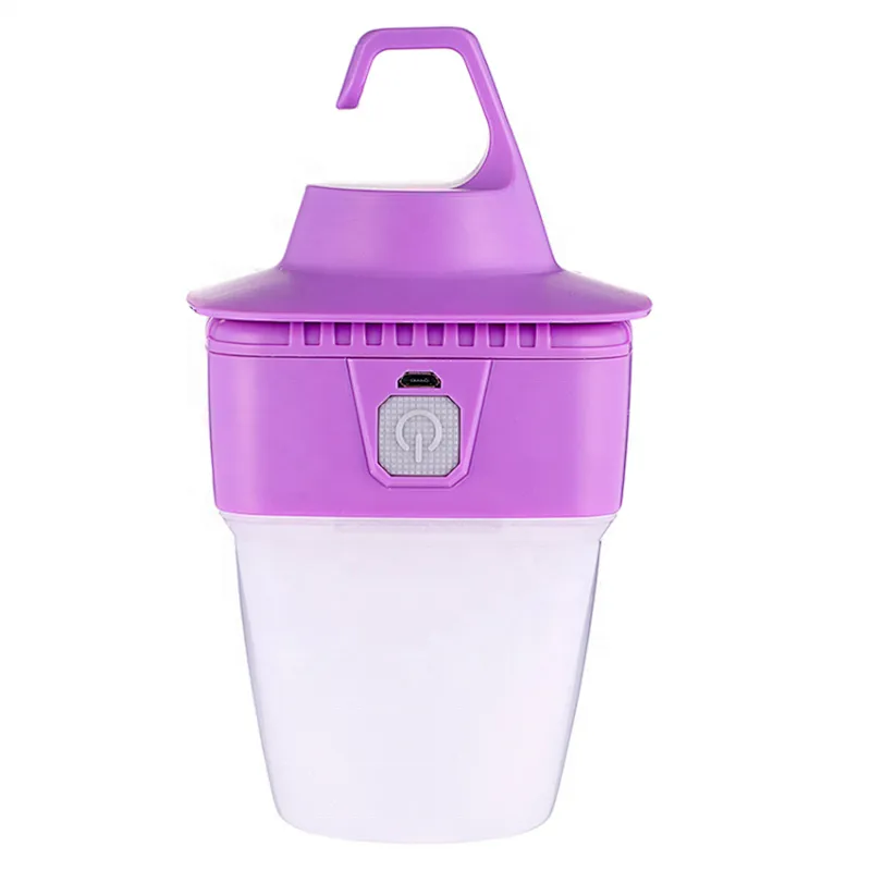 Wholesale rechargeable Mini portable handhed tent Emergency Lighting LED Hanging Outdoor Camping Lantern For Night Light