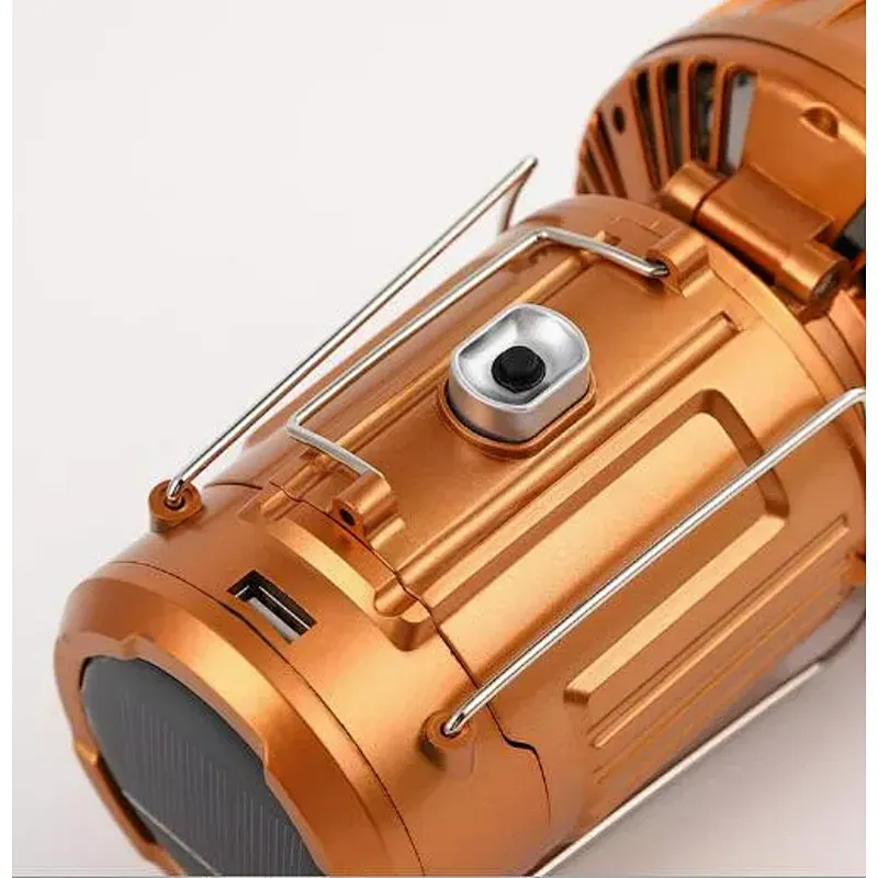 Portable Camping Fan with Portable Tent Collapsible USB Rechargeable Solar Power work light LED light Telescopic Bivouac Lantern