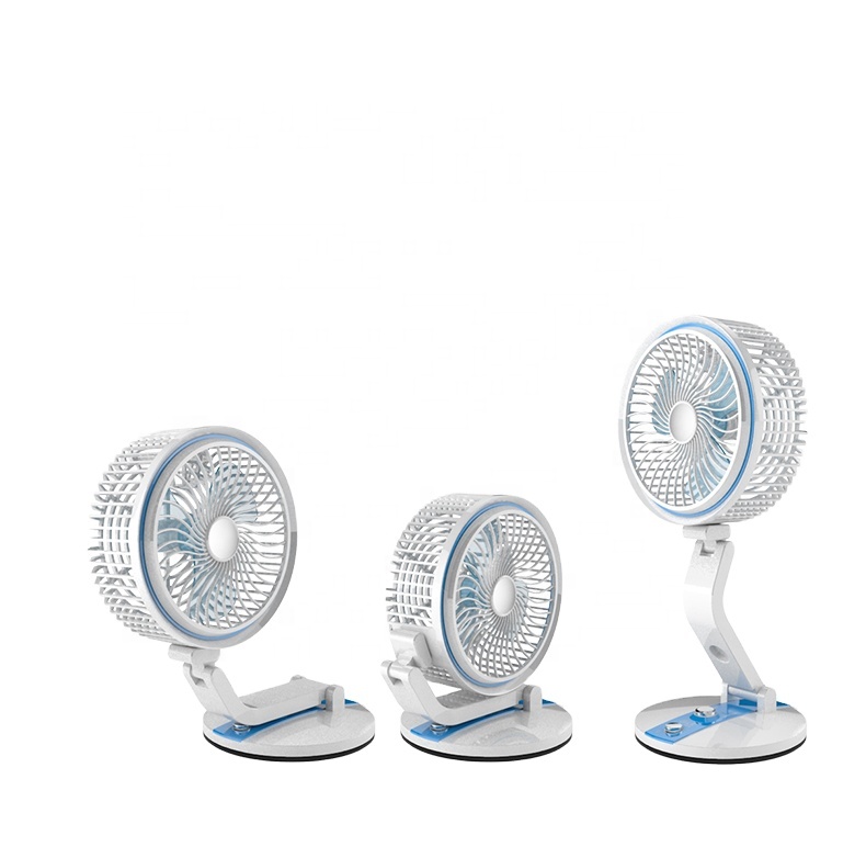 Portable Battery 360 Degree Rotation Fan Mini Usb Rechargeable Table Fan