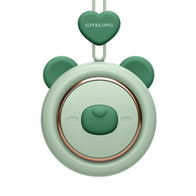 2022 Summer Wireless Cute Mini Portable Bladeless Hanging Neck Cooling Fan Rechargeable with Battery