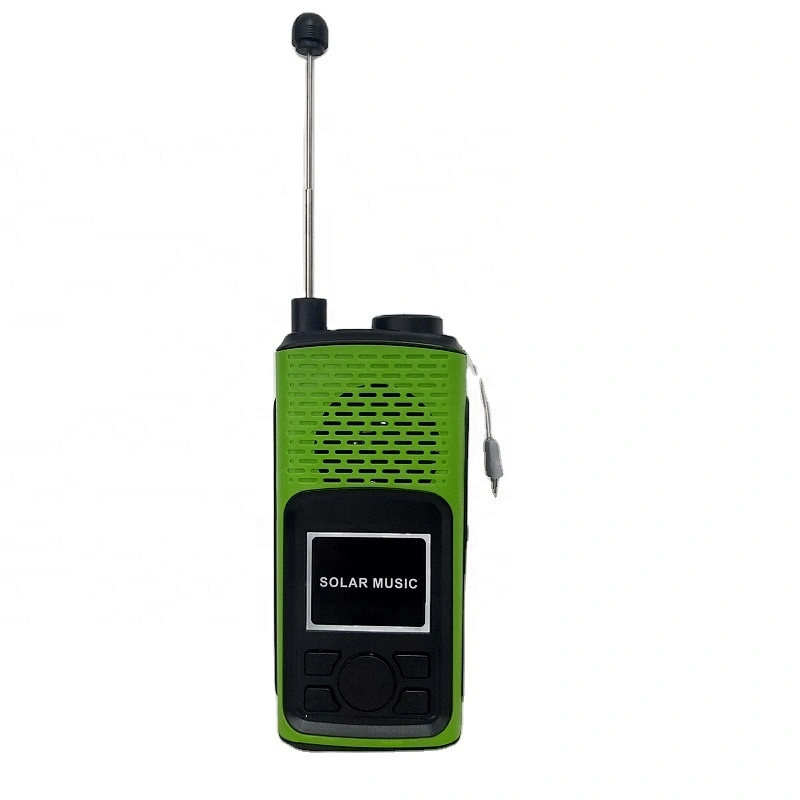 USB charger wireless mini walkie talkie digital radio portable speaker with led light