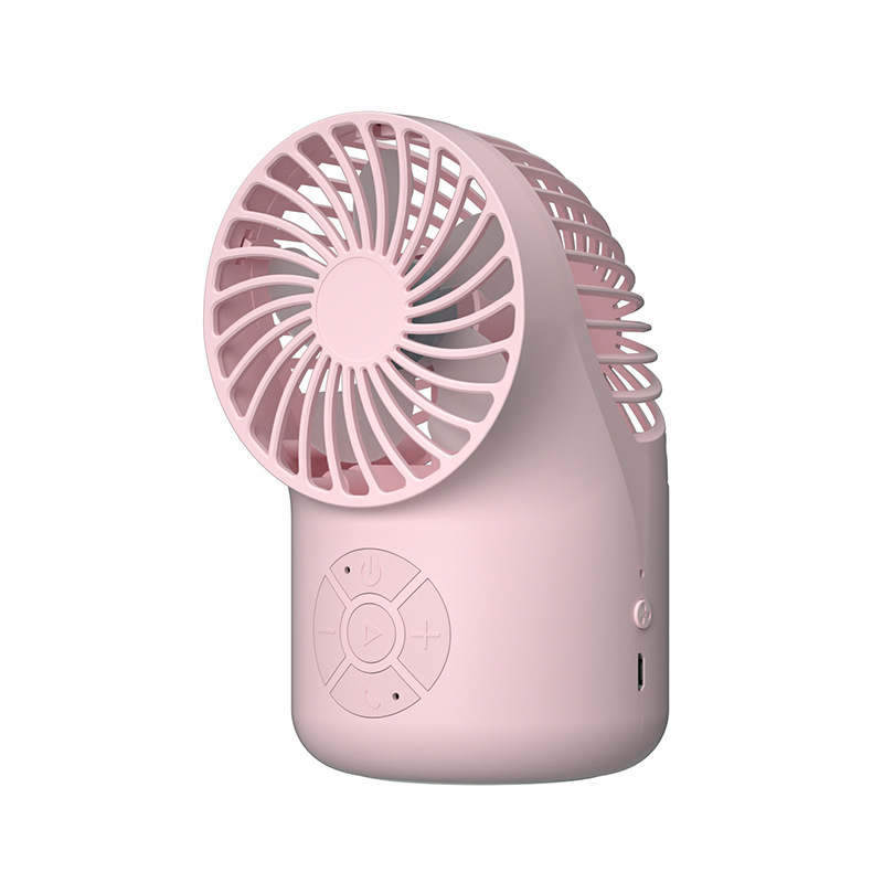 OEM ODM 2 in 1 portable fan and wireless speaker Mini fan speaker Promotional Gifts Music  Air Cooler Speaker Fan