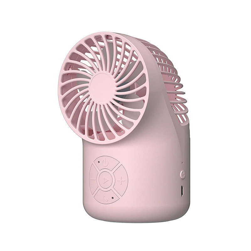 OEM ODM 2 in 1 portable fan and wireless speaker Mini fan speaker Promotional Gifts Music  Air Cooler Speaker Fan