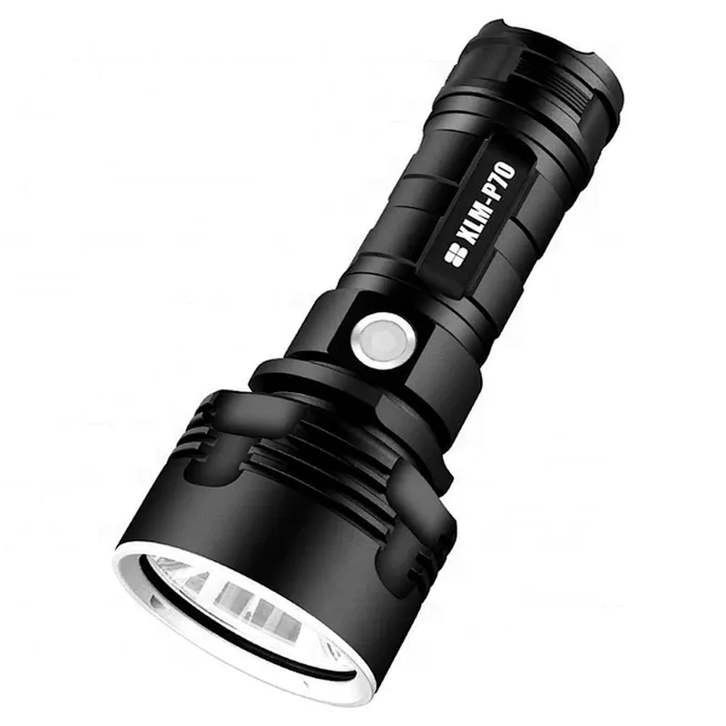 3 modes high brightness Single lithium battery Most Powerful Usb Rechargeable 50w Xlm P70 led Flashlight For Camping Everyday