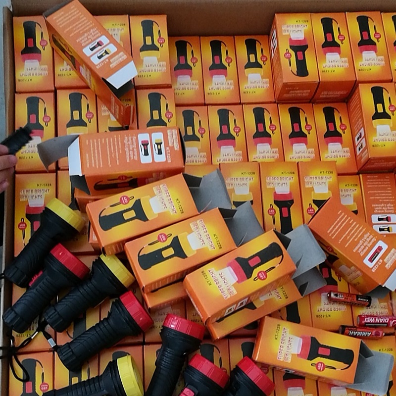 South Africa hot sell KT-1228 dry battery mini torch flashlight