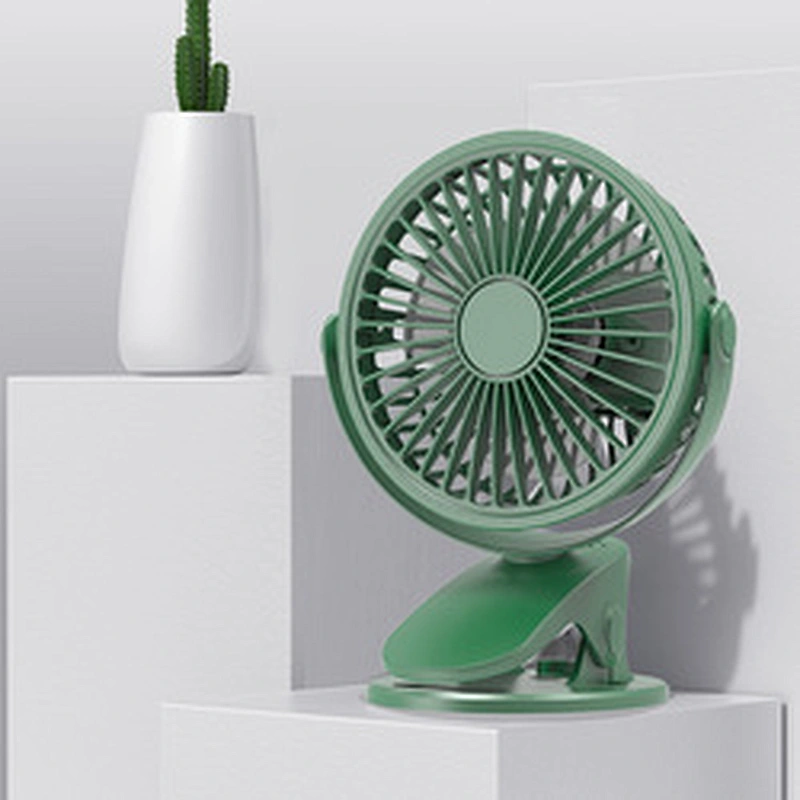 2022 New Arrivals Gadgets Low Power Consumption Rechargeable Fans With Clip Noiseless Table Fan