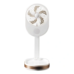 Custom folding fans 1500 mAh usb rechargeable table fan with led light