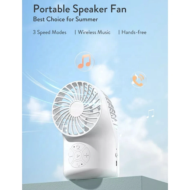 F8 top selling products portable fans 2 in 1 mini table air cooler fan portable air condition rechargeable fan with speakers