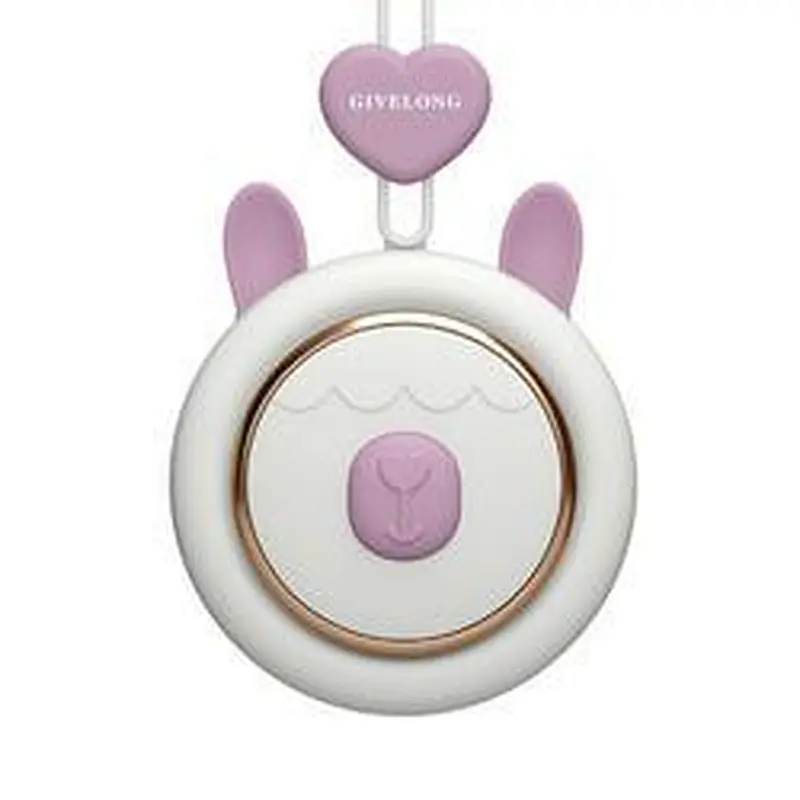 Mini Leafless Fan Cute Pet Hands Free Lanyard Portable Usb Charging Neck Fan Summer Travel Office Outdoor