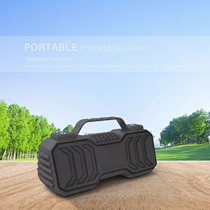 Portable home hi fi party box subwoofer tf card wireless speaker